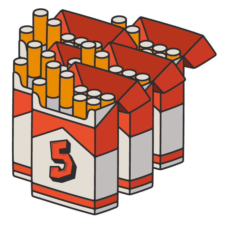 Spend Calculator - Five Packs